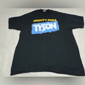 DEADSTOCK Vintage Rare 80s Mighty Mike Tyson Single Stitch Shirt Size XXL